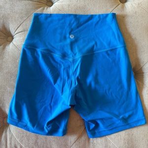LULULEMON Align High Rise Short Poolside Blue
